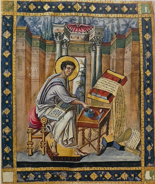 Evangelist_Lukas_Stavronikita_Mignature