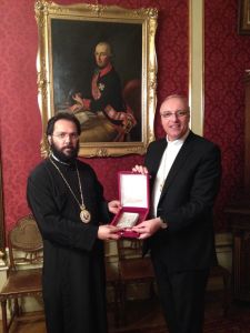 Bischof Ägidius von Eisenstadt besucht Metropolis von Austria